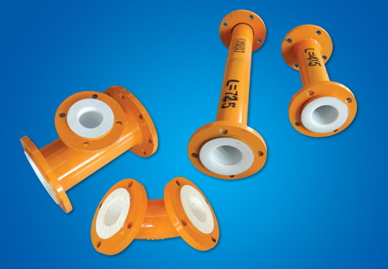 PTFE acciao-plastica componente tubo